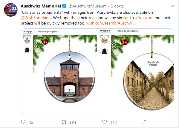 screenshot  Auschwitz Museum